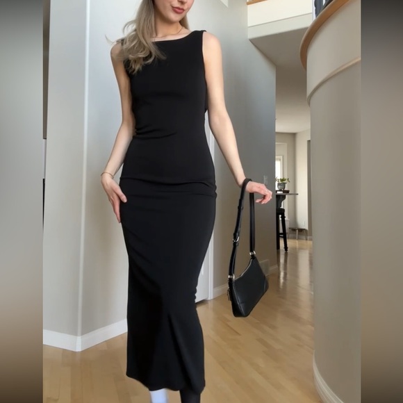 Zara black maxi dress - Picture 7 of 14